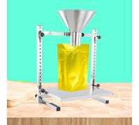 Support De Trémie À Hauteur Réglable Pour Entonnoir De Remplissage De Poudres, Pâtes, Liquides Et Granulés, Trémie Dalimentation Relevable Pour Un Conditionnement Efficace Dia 2cm (4/5in)