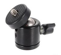 Support de trépied pivotant à rotule pour appareils photo reflex numériques et appareils d'imagerie avec bouton de verrouillage rapide, mouvement fluide et capacité de charge de 1,5 kg