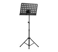 Support de trépied pliable for partition de guitare en alliage d'aluminium avec sac de transport for violon, piano, guitare pour Bureau(Type B Black)
