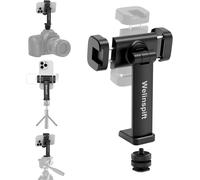 Support De Trépied Rotatif À 360° Avec Double Pince À Ressort, Griffe Froide Et Vis 6,35 Mm ¿ Clip De Support Universel Léger Pour Iphone, Samsung, Trépieds ¿ Inclinaison À 180 °, Design Ant[Z1701]