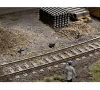 Support de treuil 2 boîtiers de rouleaux presseurs Auhagen 41619 H0