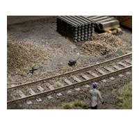 Support de treuil 2 boîtiers de rouleaux presseurs Auhagen 41619 H0