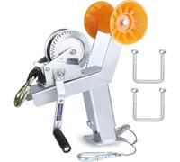 Support de treuil for remorque de bateau avec treuils de 1200 lb, compatible avec les supports de timon de 3 po L x 4 po H, support de treuil réglable avec rouleau for remorque, for bateaux de pêche