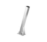 VEVOR Poteau support de treuil 76x76x863 mm, acier galvanisé, boulons U, compatible timon 76-101 mm