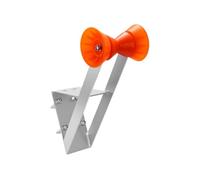 VEVOR Support de treuil pour remorque bateau – poteaux 50,8–76,2 mm, acier galvanisé, argenté