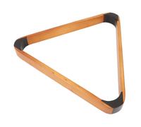 Support de triangle de billard en pin massif 57,2 mm pour billard 9-ball, noir
