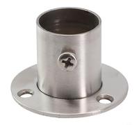 Support de tringle de placard en acier inoxydable pour tringle de penderie de 19 mm, 22 mm, 25 mm, 32 mm (22 mm)