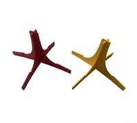 Support de trompette compact et pliable à quatre pieds pour un placement sûr et un rangement facile dans différents paramètres (jaune)