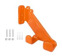 Support de tronçonneuse en acier épais - Support de montage réglable, cadre de rangement mural, système sécurisé antidérapant | Solution de rangement d'outils pour garage, abri de jardin, atelier ou