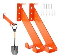 Support de tronçonneuse mural robuste support en acier charge 81 kg | Organiseur pour tronçonneuse de garage solide rangement mural pour abri de jardin, maison, atelier