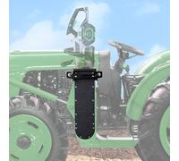 Support de tronçonneuse robuste pour tracteur, s'adapte à toutes les tailles de tronçonneuse, 5,9 kg - Support de porte ouvert sur le côté + fourreau de scie, portable, robuste et anti-secousses, kit