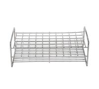 Support de tube à essai 50 trous 18,5 mm en acier inoxydable pour tubes à essai médicaux