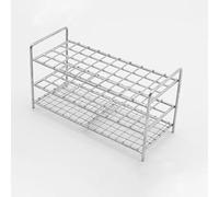Support de tube Centritube en fil d'acier inoxydable de laboratoire, 40 ou 50 trous, for tubes de diamètre 13/16/17/19/21/26/30/32 mm(17mm 50holes)