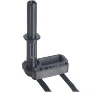 Support de tube de direction amovible avec plateau de rangement intégré et points de contact en silicone doux pour la route et l'utilisation (A-noir)