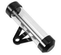 Support de Tube de Document de Gestion de Plaque fiscale de Moto, Disque cylindrique en Acrylique en Option Compatible avec Les pièces de Moto Automobile