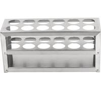 Support de tube d'essai 304 Étagère en acier inoxydable pour laboratoire et studio 23mm 12 trous