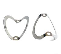 Support de tube en métal pour KT88 6550 EL34, collier de serrage de tube sous vide avec espacement des trous de 38,3 mm (R-8)
