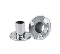 Support de tube marin en acier inoxydable 316 pour fixation sécurisée de garde-corps, convient aux tubes ronds de 22 mm à 38 mm, moulage de silice de précision, plusieurs versions inclinées