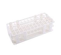 Support de Tubes à essai 60 Trous pour Tubes de 16 mm |Le Support en Plastique à 3 Couches réduit Les déversements |Support de Stockage de Laboratoire pour Le séchage et
