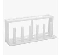 Support de Tubes à Essai, Support de Tubes à Essai en Plastique, 6 Trous 6 Colonnes, Résistance à Haute Température, adapté au Laboratoire, Tubes à Essai