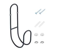 Support de tuyau, crochet en métal robuste pour économiser de l'espace | Support mural pour tuyau d'arrosage - pour rallonges de tuyau, corde, garage, cour, clôture