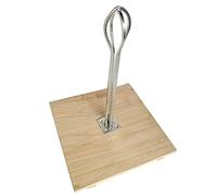 Support de tuyau d'argile, outils de sculpture d'argile, support de support de tuyau d'argile de poterie d'échafaudage de sculpture avec base de planche en bois, pour les fournitures d'outils