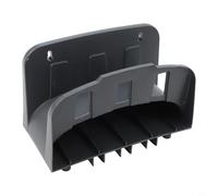 Support de tuyau d'arrosage avec plusieurs fentes de suspension pour un rangement bien rangé et peu encombrant (noir)