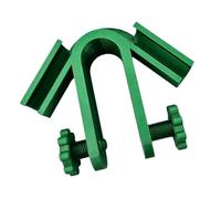 Support de tuyau d'arrosage de jardin, vert | Support de serrage pour seau sans outil avec poignée à vis manuelle pour travaux de remplissage, entretien de bassin