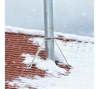 Support De Tuyau De Cheminée De Toit, Supports De Tuyau De Poêle, Support De Tube D'échappement De Drainage Résistant Aux Intempéries, Étagère De Suspension De Cheminée De Cheminée De Cabane En Rondin