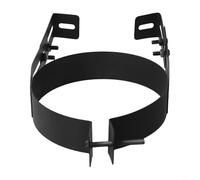 Support de tuyau de cheminée réglable sécurisé en acier inoxydable avec support mural pour un soutien stable sur le chauffage du poêle et des cheminées (20 cm)