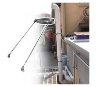 Support de Tuyau de Cheminée Supports de conduits de ventilation et de cheminée, Conduit de poêle à bois, Support mural universel extensible, avec vis, pour chaufferie(Hoop Dia 80mm/3.2")