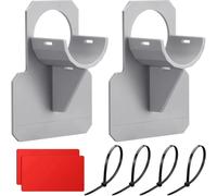 Support de tuyau de piscine, 30-38mm, pour sortie de tuyau de terre Intex Bestway avec attache de câble, accessoires de piscine-2 set Gris