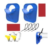 Support de tuyau de piscine - Ajustement serré avec attaches de câble, support de tuyau de piscine avec pinces, pour les propriétaires d'adultes, les professionnels, les amateurs de jardin