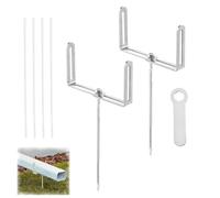 Support de tuyau de pluie | Tuyau de gouttière réglable en métal robuste | Système de drainage de l'eau de pluie sécurisé résistant aux intempéries pour entrepôt, usine, pelouse, terrasse