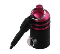 Support de tuyau de régulateur de plongée magnétique avec alliage d'aluminium amovible et clip ABS avec ajustement réglable pour une gestion sécurisée du tuyau sous-marin (rose)