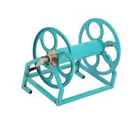 Support de tuyau de tuyau Chariot d'enroulement de tuyau compact, enrouleur de tuyau en métal lourd, support de tuyau de support de tuyau d'eau adapté aux jardins, pelouses et extérieur Cintre de
