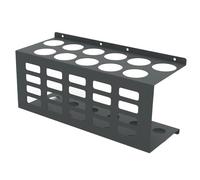 Support de tuyau d'étanchéité en acier noir | Support mural pour tuyaux et tuyau gras | Robuste et économie d'espace | Assemblage simple pour Kitchen Workshop Garage | Stockage de tuyaux pratiques po