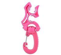 Support de Tuyau Double de Plongée avec Clip, Crochet de Boucle de Retenue de Régulateur de Clip de Support de Tuyau BCD de Plongée (Rose)