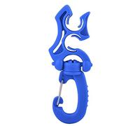 Support de Tuyau Double de Plongée avec Clip, Crochet de Boucle de Retenue de Régulateur de Clip de Support de Tuyau BCD de Plongée (Bleu)