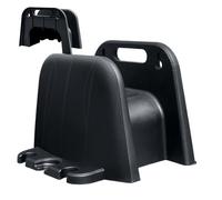 Support de tuyau extensible [support mural en ABS 24 x 16,5 x 16 cm] Support de dévidoir de jardin - Suport compact pour tuyau d'eau douce de rangement extérieur | Installation de terrasse de garage