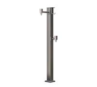 Support de tuyau extérieur, fontaine de jardin décorative pour une irrigation et un nettoyage efficaces