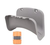 Support de tuyau mural | Support de tuyau d'eau de montage mural | Support de support de grain en PP, grille de stockage de suspension de tuyau de jardin en plein air, soupe