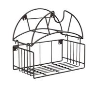 Support de Tuyau Mural | Support Solide Pour Tuyau | Rangement Métallique Robuste Pour D'Eau Et Câbles D'Extension En Extérieur Garage Piscine Jardin