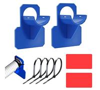 Support de tuyau pour piscine, 2 x 30 mm - 37 mm Support de tuyau de piscine Protection anti-torsion en plastique pour Intex et Bestway (bleu)