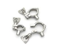 Support de tuyau sanitaire en acier inoxydable 304, type pince, avec support de tube.(12.7mm)