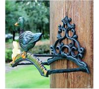 Support De Tuyau, Support De Tuyau D’Eau Mural en Fonte Robuste pour Jardin Et Cour Décoratif, B