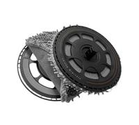 Support de vadrouille et remplacement de tissu Compatible avec Roborock Q Revo CurvX/Pro MaxV Master Slim Robot aspirateur pièces de rechange(Black add mop)