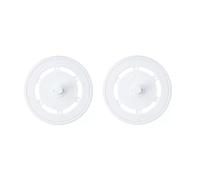 Support de vadrouille rotatif d'origine et tampon de vadrouille, Compatible avec Ecovacs Deebot X2S OMNI / X2S Combo / X2S OMNI AI Care Robot aspirateur parties(2PCS White)