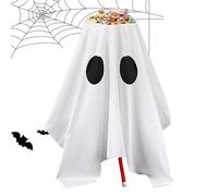 Support de vaisselle fantôme - Décoration de porche fantôme | Patio Halloween Pro | Truc ou bol d'Halloween LED | Décoration créative de fantômes pour la porte d'entrée, la pelouse