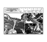 Givi Monokey/retro Fit Suzuki Gsf 650 Bandit/s K7-k8&gsx 650f/1250f&gsf 1250 Bandit Side Cases Fitting Noir